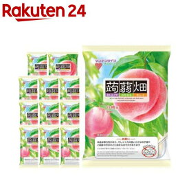 蒟蒻畑白桃味(12袋入)【蒟蒻畑】[こんにゃくゼリー おやつ まとめ買い 気分転換 お弁当]