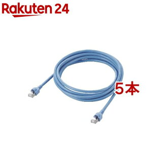 GR RoHSΉSTPP[u CAT5E 3m u[ ȈՃpbP[W LD-CTS3^RS(5{Zbg)yGR(ELECOM)z