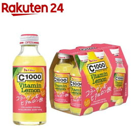 C1000 ビタミンレモン コラーゲン＆ヒアルロン酸(140ml×6本入)【C1000】