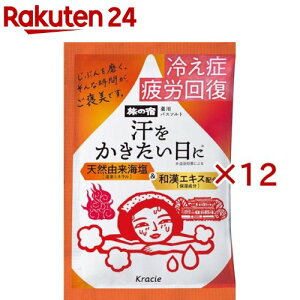 旅の宿 薬用バスソルト 発汗温浴(35g×12セット)【旅の宿】