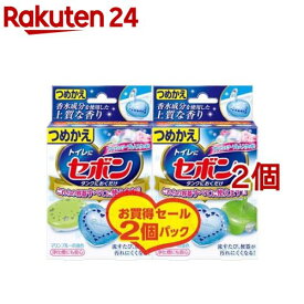 セボン タンクにおくだけ つめかえ フレッシュソープ＆ムスクの香り 洗浄剤(25g*2*2コセット)【セボン】