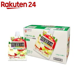 大粒アロエinクラッシュタイプの蒟蒻畑 りんご味(150g*6個入)【蒟蒻畑】[こんにゃくゼリー 食物繊維 低カロリー ゼリー飲料]