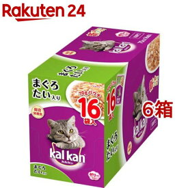 カルカン パウチ まぐろ たい入り(70g*16袋*6箱セット)【カルカン(kal kan)】