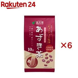 国太楼 あずき茶 三角ティーバッグ(10袋入×6セット)【国太楼】