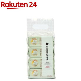 超厚手 赤ちゃんのおしりふき・手口ふき(20枚×4個入)