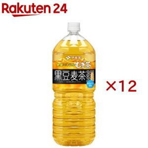 伊藤園 健康ミネラルむぎ茶 黒豆麦茶 ペットボトル(6本入×2セット(1本2L))【健康ミネラルむぎ茶】