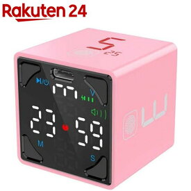llano TickTime Cube 楽しく時間管理ができるポモドーロタイマー ピンク TK1-Pi1(1個)