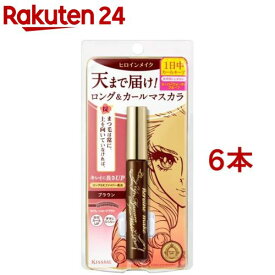 ヒロインメイク ロングUPマスカラ スーパーWP 02 ブラウン(6.0g*6本セット)【ヒロインメイク】