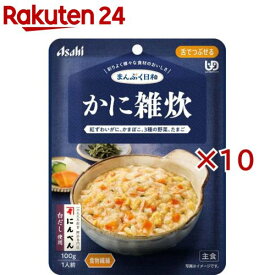 アサヒグループ食品まんぷく日和 かに雑炊(100g×10セット)【まんぷく日和】