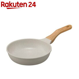 アイリス ナチュかるフライパン IH対応 20cm グレイッシュモカ NTL-F20MO(1個)