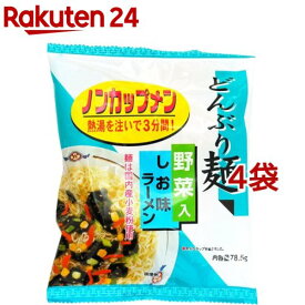 トーエー どんぶり麺・しお味ラーメン 21179(4コ)