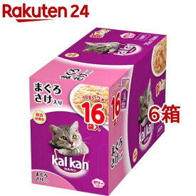 カルカン パウチ まぐろ さけ入り(70g*16袋*6箱セット)【カルカン(kal kan)】