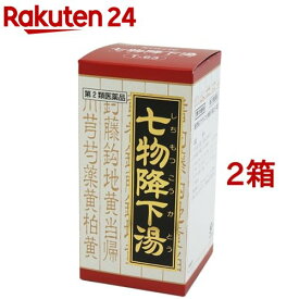 【第2類医薬品】クラシエ七物降下湯エキス錠(240錠*2箱セット)【クラシエ漢方 赤の錠剤】