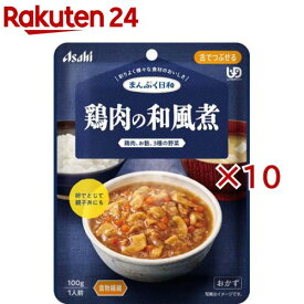 アサヒグループ食品まんぷく日和 鶏肉の和風煮(100g×10セット)【まんぷく日和】