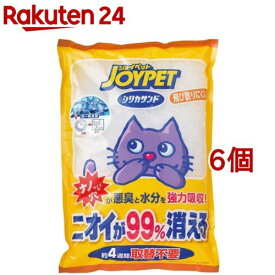 猫砂 ジョイペット シリカサンド クラッシュ(4.6L*6コセット)【ジョイペット(JOYPET)】
