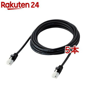 GR LANP[u Cat6A 炩 c܂Ȃ 3m ubN LD-GPAYT^BK30(5{Zbg)yGR(ELECOM)z