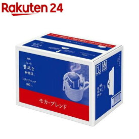 AGF ちょっと贅沢な珈琲店 レギュラーコーヒー ドリップコーヒー モカブレンド(7g*100袋入)[ドリップコーヒー]