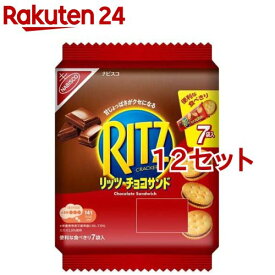 リッツ ファミリーパック チョコサンド(7袋入*12セット)【リッツ】
