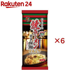 一蘭 焼ラーメン とんこつ(2食入×6セット(1食109g))