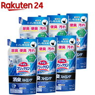 トイレマジックリン 消臭ストロング トイレ用洗剤 フレッシュハーブの香り 詰め替え(350ml*6袋セット)【…
