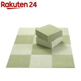 おくだけ吸着 N.おくだけタイルマット グリーン OF-65(50枚組)【おくだけ吸着】