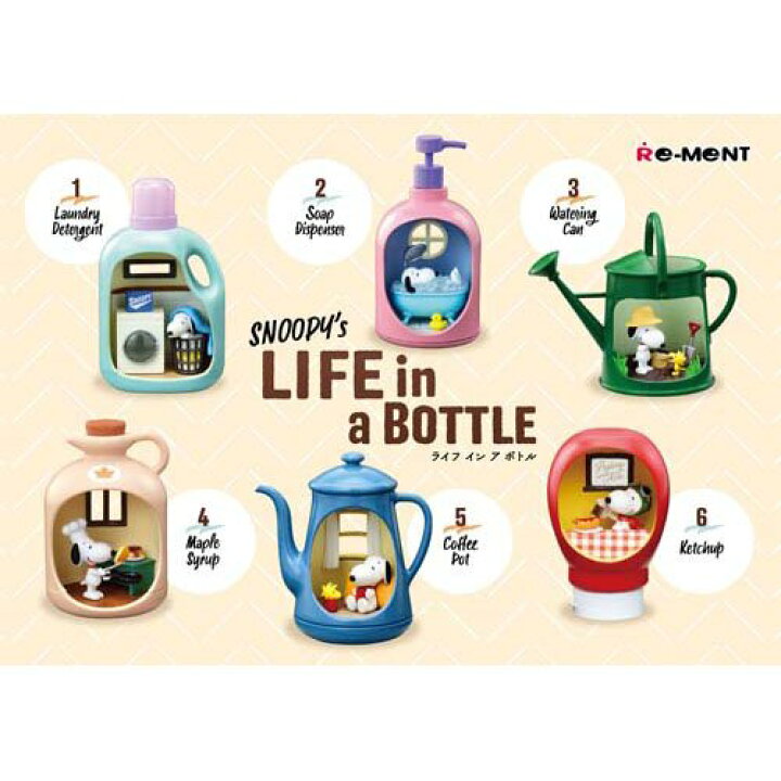 楽天市場】スヌーピー ライフ イン ア ボトル(1セット) : 楽天24