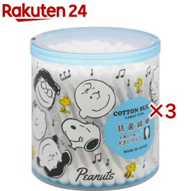 ピーナッツ 抗菌綿棒 ふわふわタイプ(110本入×3セット)