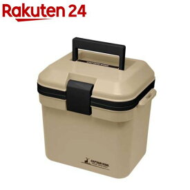 シャルマン クーラーボックス 7L ベージュ UE-86 肩掛けベルト付(1個)【キャプテンスタッグ】