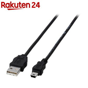 �G���R�� USB�P�[�u�� �f�W�J���P�[�u�� USB2.0 A-miniB �u���b�N 1.5m RoHS�Ή�(1��)�y�G���R��(ELECOM)�z