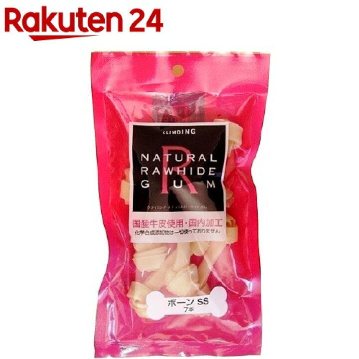 ナチュラルローハイドガム ボーン SSサイズ(7本入) 楽天24 ナチュラルローハイドガム ボーン Sサイズ(3本入)