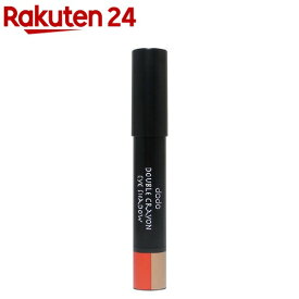 ドド ダブルクレヨンアイシャドウ DC10 ルビー(3g)【ドド(ドドメイク)】