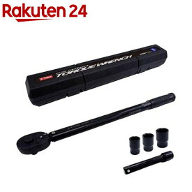 E-Value プレセット型トルクレンチ ブラック 12.7mm(1／2インチ) NTR4-200BK 45山(1セット)【E-Value】