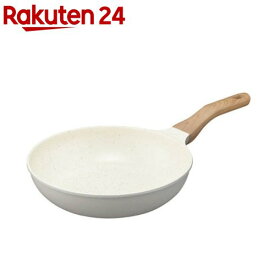 アイリス ナチュかるフライパン IH対応 26cm パールグレー×アイボリー NTL-F26PG(1個)