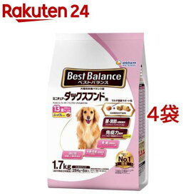 ベストバランス ミニチュア・ダックスフンド用 13歳以上用 ふっくら(1.7kg*4袋セット)【ベストバランス】