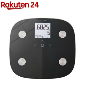 エレコム 体重計 体組成計 8項目測定 ヘルスメーター ブラック(1個)