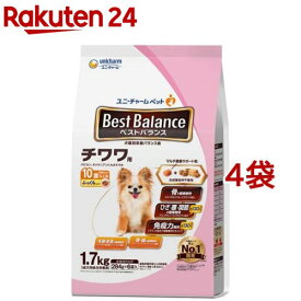 ベストバランス チワワ用 10歳以上用 ふっくら(1.7kg*4袋セット)【ベストバランス】