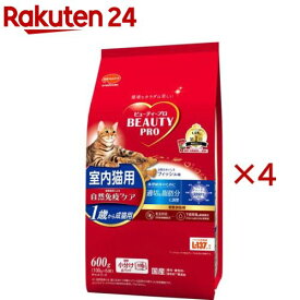 ビューティープロ キャット 成猫用 1歳から(600g×4セット)【ビューティープロ】