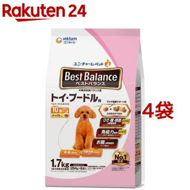 ベストバランス トイ・プードル用 10歳以上用 ふっくら(1.7kg*4袋セット)【ベストバランス】