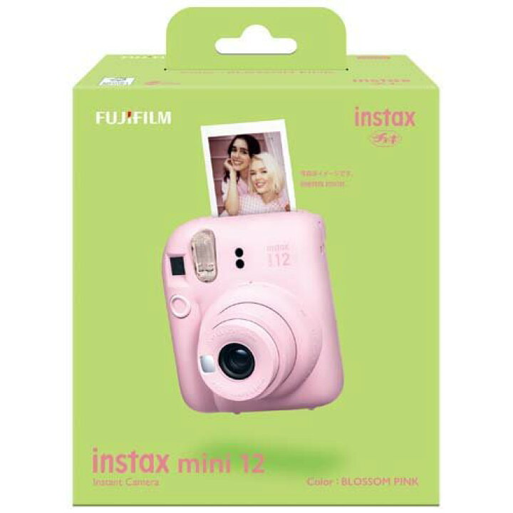 楽天市場】富士フイルムチェキ instax mini 12 ブロッサムピンク(1台  