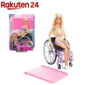 バービー(Barbie) ファッショニスタ カラフルロンパース くるまいすつき HJT13(1個)【バービー(Barbie)】[人形遊び 女の子おもちゃ きせかえ ドール ごっこ]