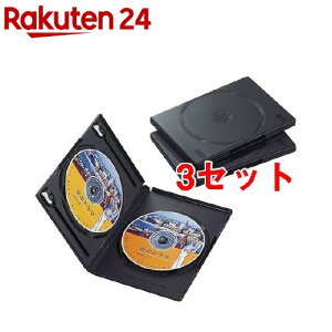 �G���R�� DVD�g�[���P�[�X CCD-DVD04BK(3�R��*3�R�Z�b�g)�y�G���R��(ELECOM)�z
