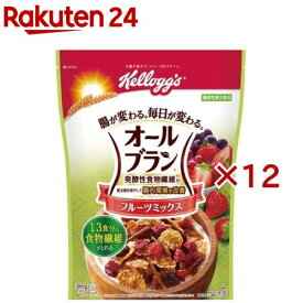 ケロッグ オールブラン フルーツミックス(380g×12セット)【オールブラン】[小麦ふすま 小麦ブラン 発酵性食物繊維]