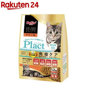 プラクト ドライフード 幼猫〜成猫用 チキン味(1.2kg)