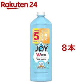 ジョイ W除菌 食器用洗剤 ファブリーズW消臭 フレッシュシトラス 詰め替え(670ml*8本セット)【ジョイ(Joy)】