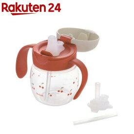 リッチェル トライ ストロー飲みマスターセット レッド 200mL 5カ月頃から(1個)