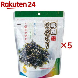 韓国ジャバンのり(60g×5セット)【加藤産業】[ふりかけ 海苔 ジャバンのり ご飯のお供]