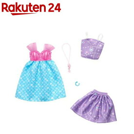 バービー ファッション2パック パステルカラーのワンピースとセットアップ HRH44(1セット)【バービー(Barbie)】[バービー人形 服 おもちゃ 着せ替え ドール 女の子]