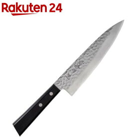 ヤクセル 兼義作 VG10 槌目 シェフナイフ 180mm 30614(1丁)【ヤクセル(Yaxell)】