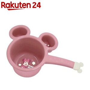 錦化成 手桶 子供用 持ち手付き ミニーマウス ローズピンク(1個)
