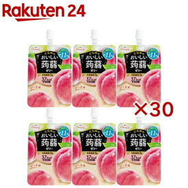 たらみ おいしい蒟蒻ゼリー ピーチ味(6個入×5セット(1個150g))【たらみ】[こんにゃくゼリー 食物繊維 低カロリー ゼリー飲料]